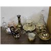 Image 1 : Lot of Metal & Glass Vase, Cups, Decor, Trinkets