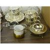 Image 2 : Lot of Metal & Glass Vase, Cups, Decor, Trinkets