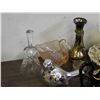 Image 4 : Lot of Metal & Glass Vase, Cups, Decor, Trinkets