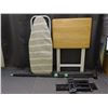 Image 1 : TV Table, Curtain Rod, TV Wall Mount, Ironing Board