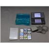 Image 1 : Nintendo DS Lite Blue and Black with 10 Games, Charger, Case
