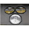 Image 1 : Lot of 3 Blades NEW Circular Saw Blade 10" 50 teeth and 60 teeth.