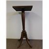 Image 2 : Tall Wooden Pedestal Table Hallway / Entryway Table