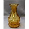 Image 4 : MCM Amber Glass Italian BRF Bormioli? Pinched Geometric Pitcher