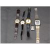 Image 1 : Lot of 5: 3 Working Mechanical Watches, 1 Digital Quartz Working and 1 Mechanical Not Working
