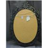 Image 4 : Vintage MCM Syroco 1967 Gold Tone Ornate Frame Oval Mirror 28"