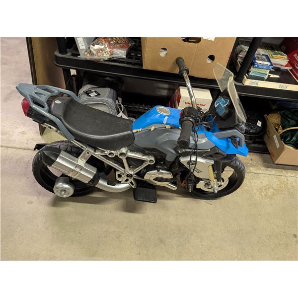 Child Size Ride on BMW Motorcycle Works with Charger