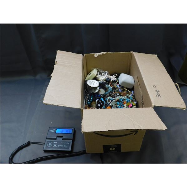 18lb Box of Costume / Fashion Jewelry Unsorted