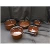 Image 1 : The Rock Cooking Pots, Pan with Lids Copper Set