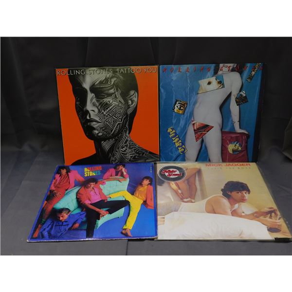 4 Stones LP’s, Undercover, Tattoo You, Dirty Work, She’s The Boss,