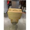 Image 1 : Set of 4 Solid Wood Folding TV Tray Tables with Stand