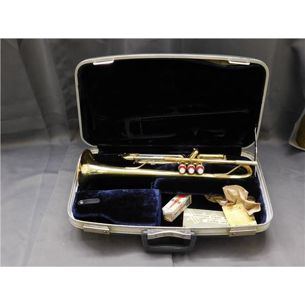 Unmarked Trumpet in Case