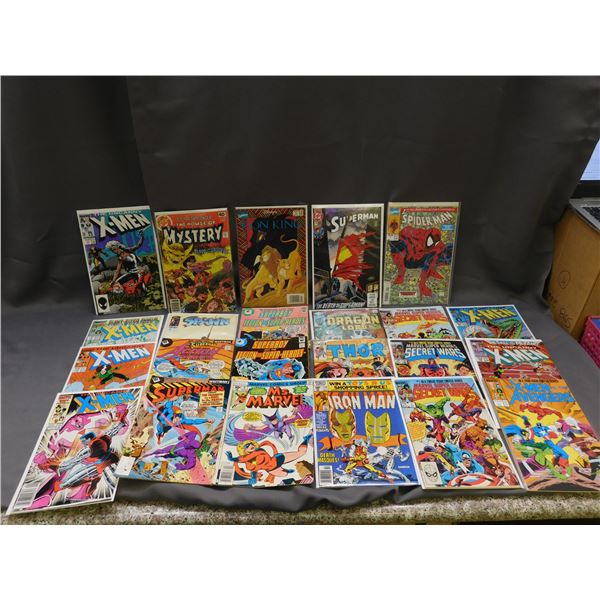 Lot of 23 Comic Books Unsorted Marvel, DC, Etc