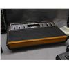 Image 5 : Vintage Atari 2600 Wood Panel 6 Switch Game Console with 9 Joysticks/ Controllers, 26 Games, Power