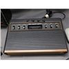 Image 6 : Vintage Atari 2600 Wood Panel 6 Switch Game Console with 9 Joysticks/ Controllers, 26 Games, Power