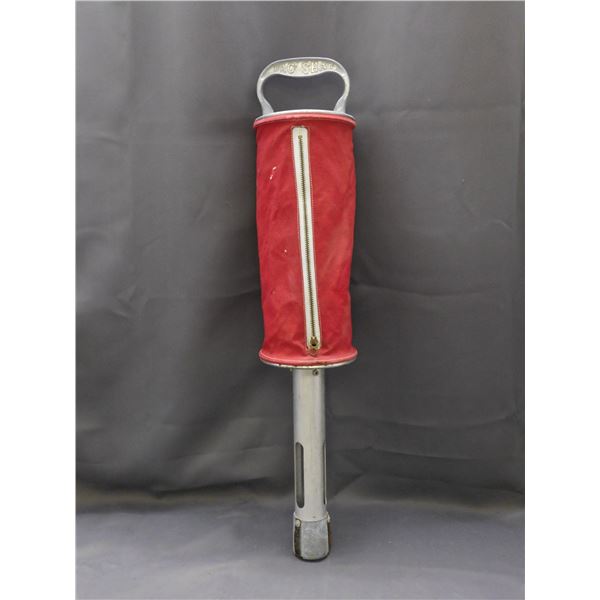 Vintage Red Bag Shag Golf Ball Retriever