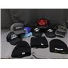 Image 1 : Lot of 10 Mostly Snap-On Baseball Caps and Toques, Hats, Neck Scarf