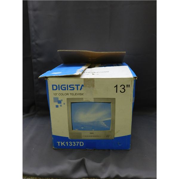 Digistar 13" Television Model TK1337D w box.