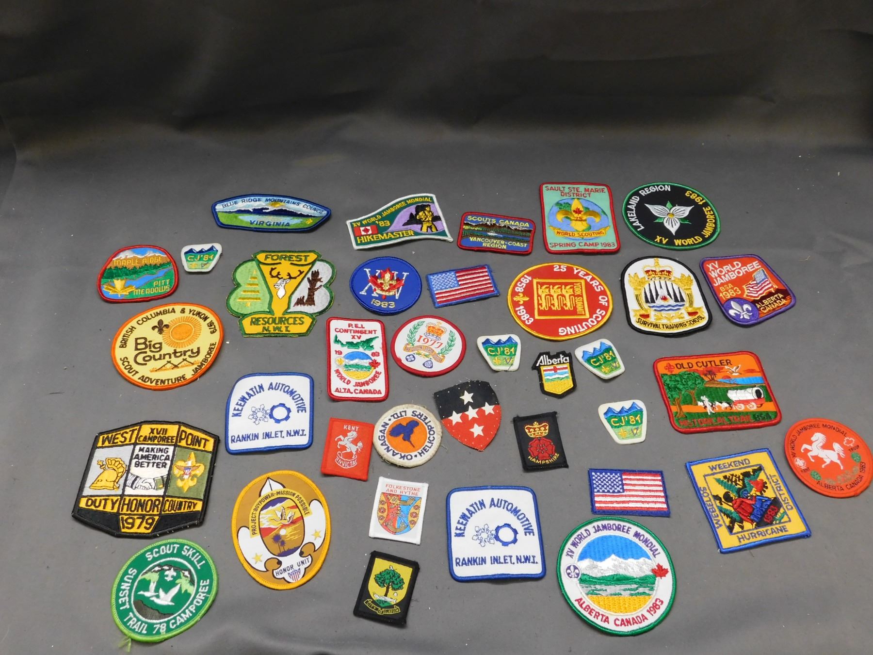 Lot of Assorted Patches Advertising