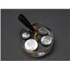 Image 2 : 1964 Silver Coin Lucite Pen Holder