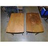 Image 2 : Pair of Gibbard Walnut Side Tables 22" x 28" x 18"