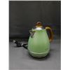 Image 1 : Evoloop1.7L Electric Tea Kettle Mint Green and Brown, Stainless Steel