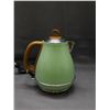 Image 3 : Evoloop1.7L Electric Tea Kettle Mint Green and Brown, Stainless Steel