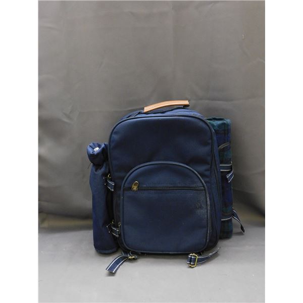 Picnic Backpack FULL KIT With Blanket, Cutlery, Plates, Accessories, Thermal Bag