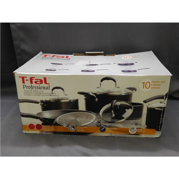 T-Fal Professional 10 Piece Pots and Pans Set
