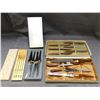 Image 1 : Carving Set, Steak Knives and Skewers