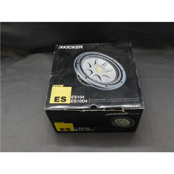 KICKER ES104, ES10D4 Subwoofer Speaker