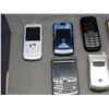 Image 4 : Lot of 12 Vintage Flip Phones, Blackberry Cell Phones, Charging Cables, Etc