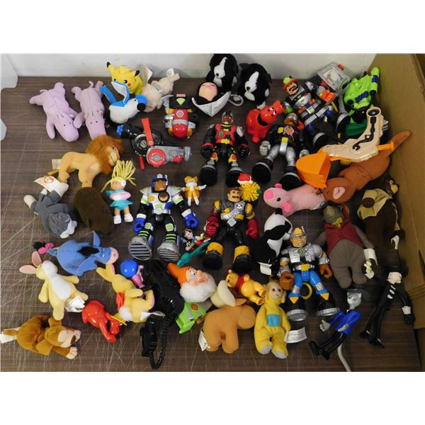 Fisher Price Rescue Heroes and Assorted Toys, McDonalds Plush, Etc
