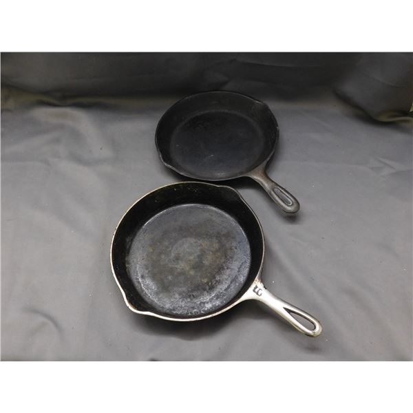 Pair of Cast Iron Pans Eatons, Taiwan Vintage