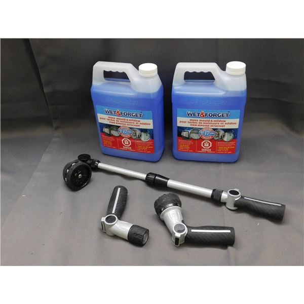 Wet & Forget Lawn Care Treatment, Hose Handle & Accessories
