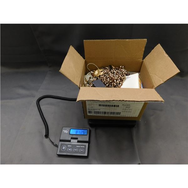 8lb Box of Costume Jewelry