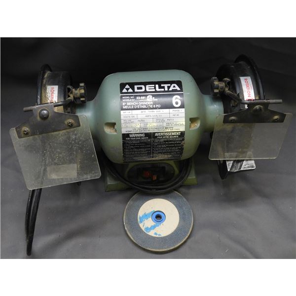 Delta 6" Bench Grinder with extra wheel