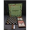 Image 1 : Vintage Monopoly 1930s Board Game, Stone Chess Checkers Boar, SONY Handheld Recorder