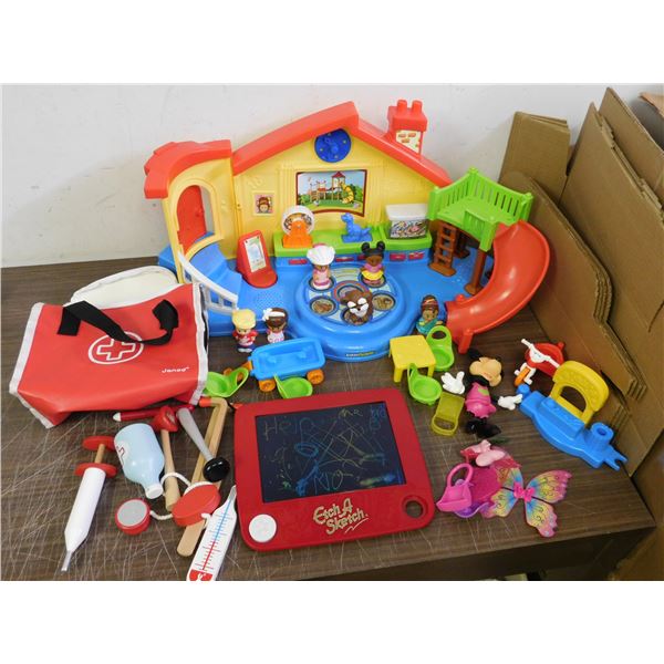 Little People Play Set, First Aid Pretend Play Kit, Minnie Mouse Toy, etc