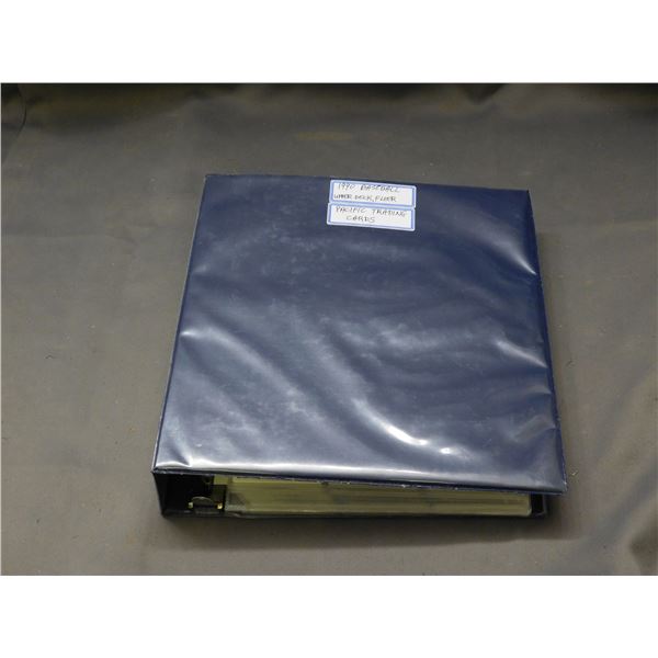 Binder of 90s Baseball Cards