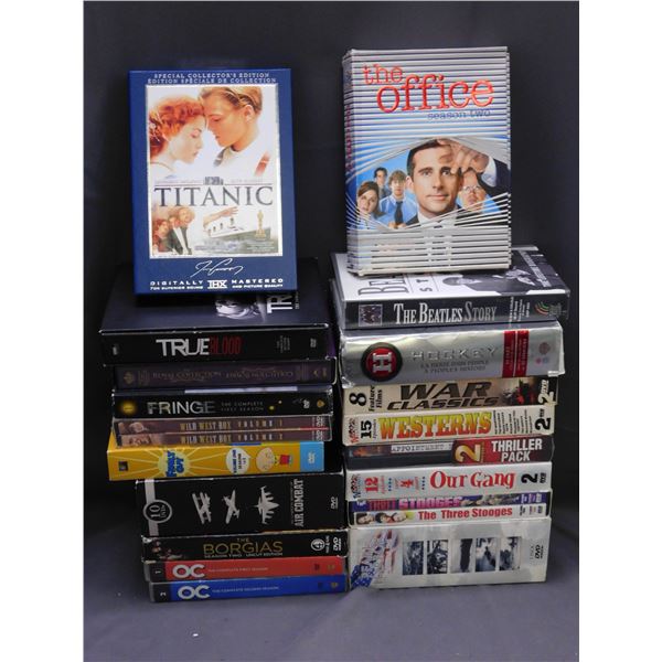 DVD Box Sets The Office, The OC, True Blood, Family Guy, The Titanic, Etc
