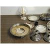 Image 3 : LARGE Lot of Silverplate Serving Ware Plates, Bowls, Candle Holders, Etc