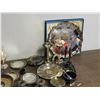 Image 5 : LARGE Lot of Silverplate Serving Ware Plates, Bowls, Candle Holders, Etc