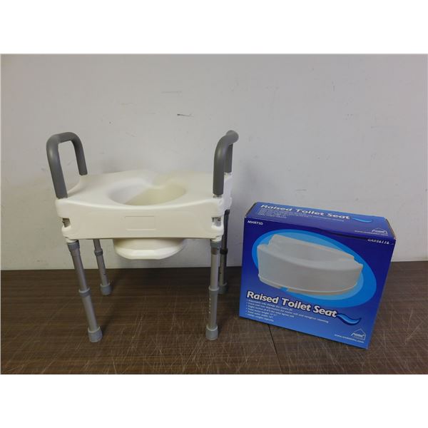 Lot of 2 Accessible Raised Toilet Seats