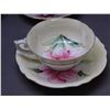 Image 5 : Lot of 4 Japan Shafford Tea Cups and Saucers Pearlescent Iridescent