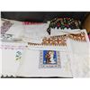 Image 2 : Lot of Tablecloths Linens Lace and Fringe, Traditional Ukrainian Eastern European, Religious