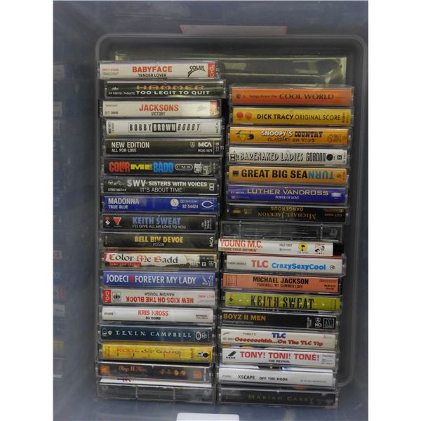 Lot of 35 Cassete Tapes Barenaked Ladies, Cool World, Bobby Brown
