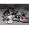 Image 1 : Lot of 9 Vintage Atari, SNES  & SEGA Controllers *all as is untested*