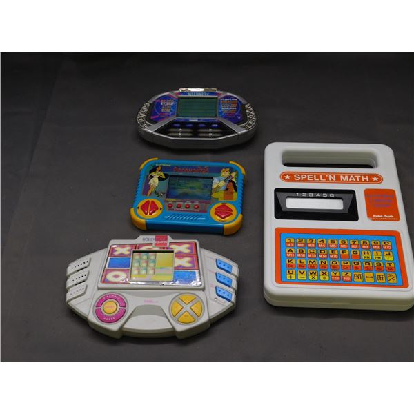 Lot of 4 Vintage Pocahontas Game, Millionaire, Spell N Math, Hollywood Squares