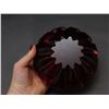 Image 3 : Art Glass Blown Glass Blood Red Ash Tray